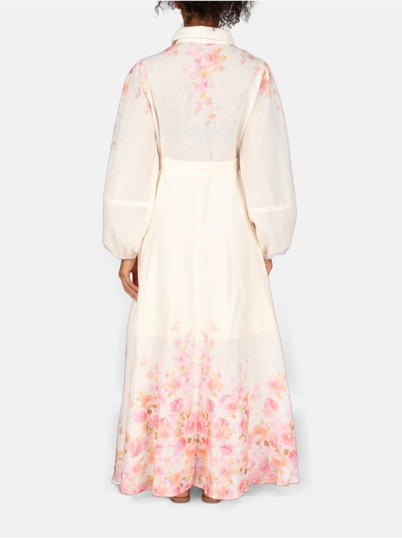 Robe à imprimés Orange - Kiabi
