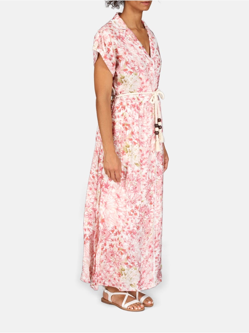 Robe à imprimés Rose - Kiabi