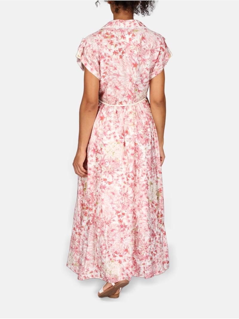 Robe à imprimés Rose - Kiabi