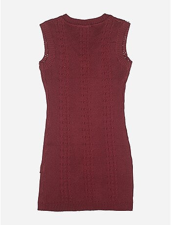 Robe à maille torsadée