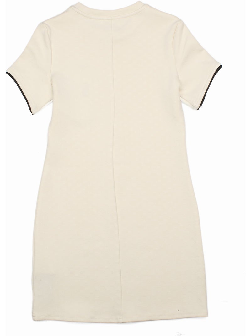 Robe à manches courtes - Guess kids Blanc cassé - Kiabi