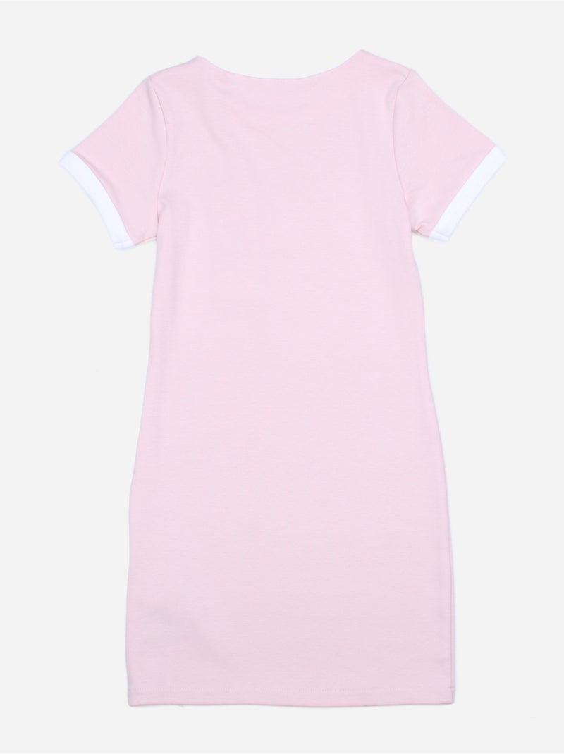 Robe à manches courtes - Guess kids Rose clair - Kiabi