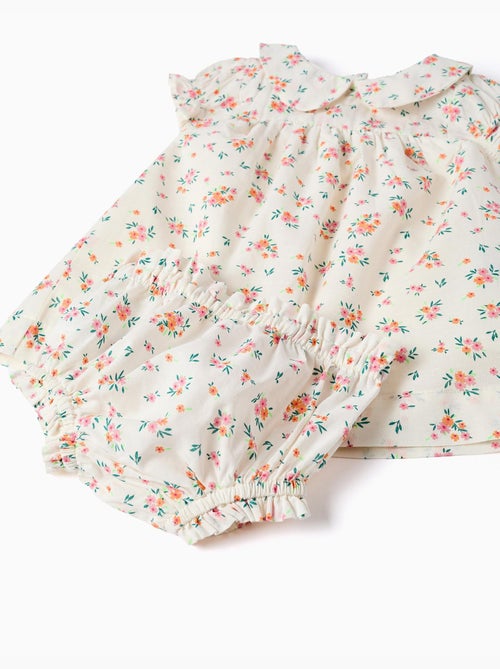Robe à manches courtes avec motif floral - Kiabi Robe à manches courtes avec motif floral - Kiabi