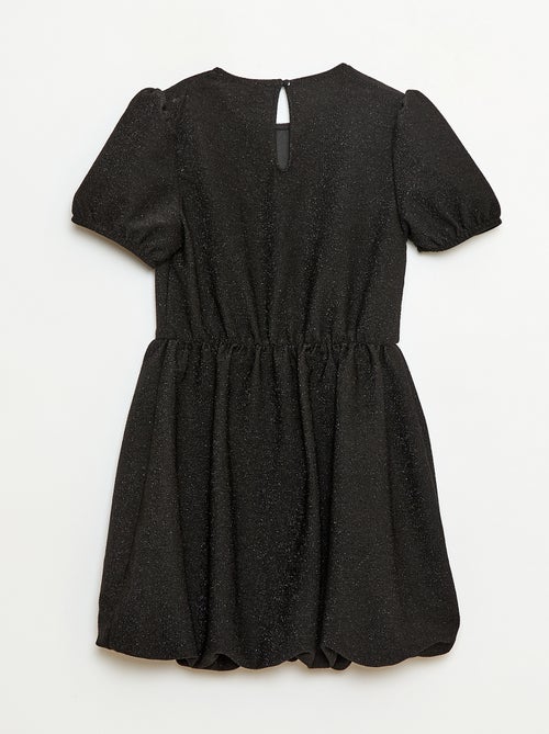 Robe à manches courtes avec paillettes all over - Kiabi