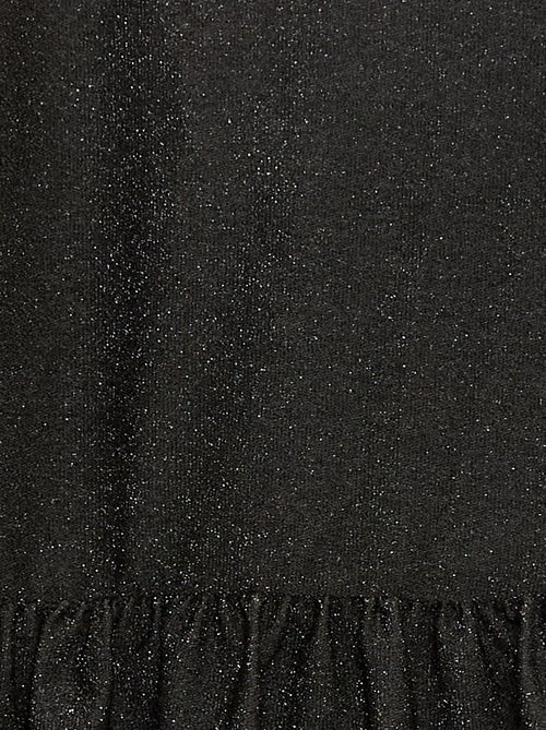 Robe à manches courtes avec paillettes all over - Kiabi