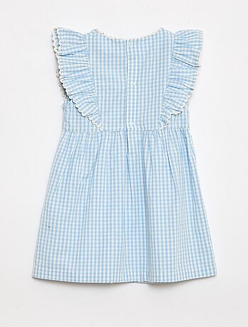 Robe à manches courtes et à volants