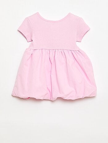 Robe à manches courtes forme boule