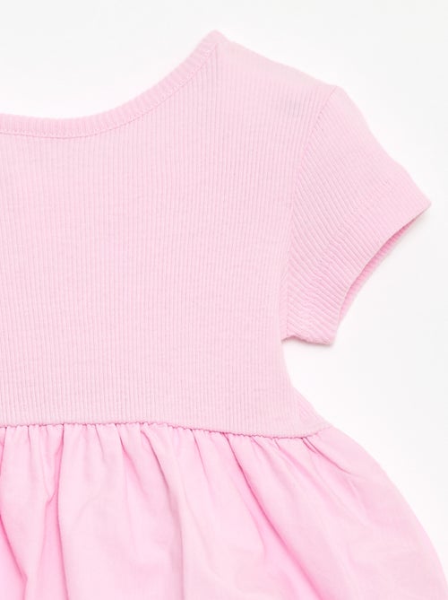 Robe à manches courtes forme boule - Kiabi