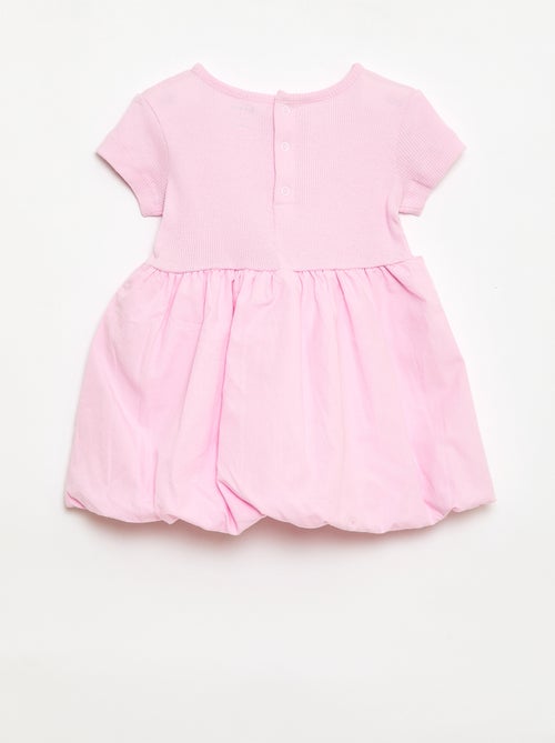 Robe à manches courtes forme boule - Kiabi