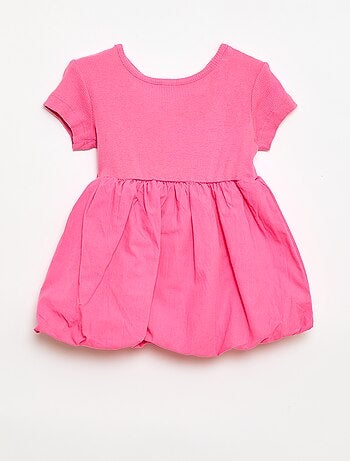 Robe à manches courtes forme boule