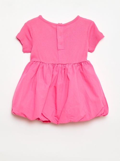 Robe à manches courtes forme boule - Kiabi