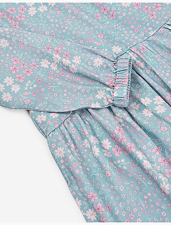 Robe à manches longues avec motif floral