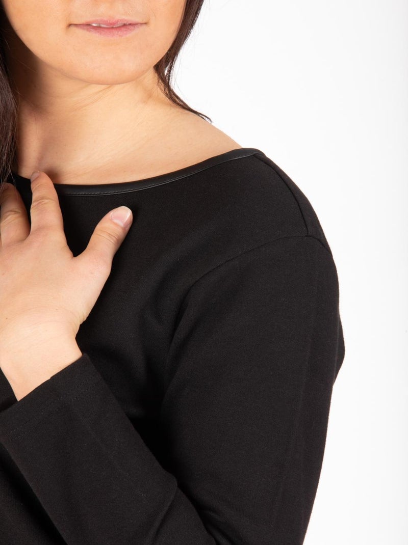 Robe à manches longues DELIA 'Rica Lewis' Noir - Kiabi