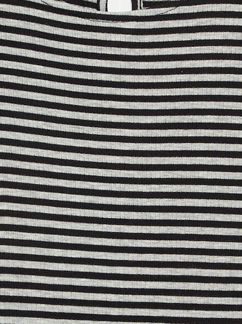 Robe à manches longues Gris - Kiabi