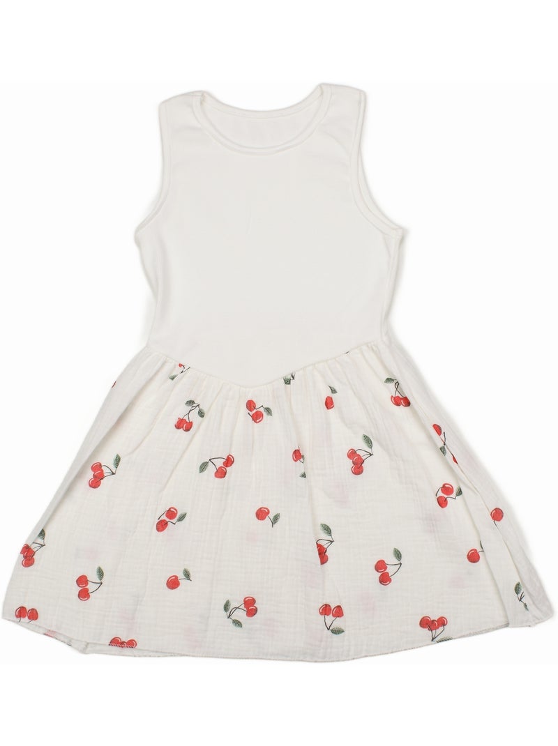 Robe à motif - Kids Star Blanc - Kiabi