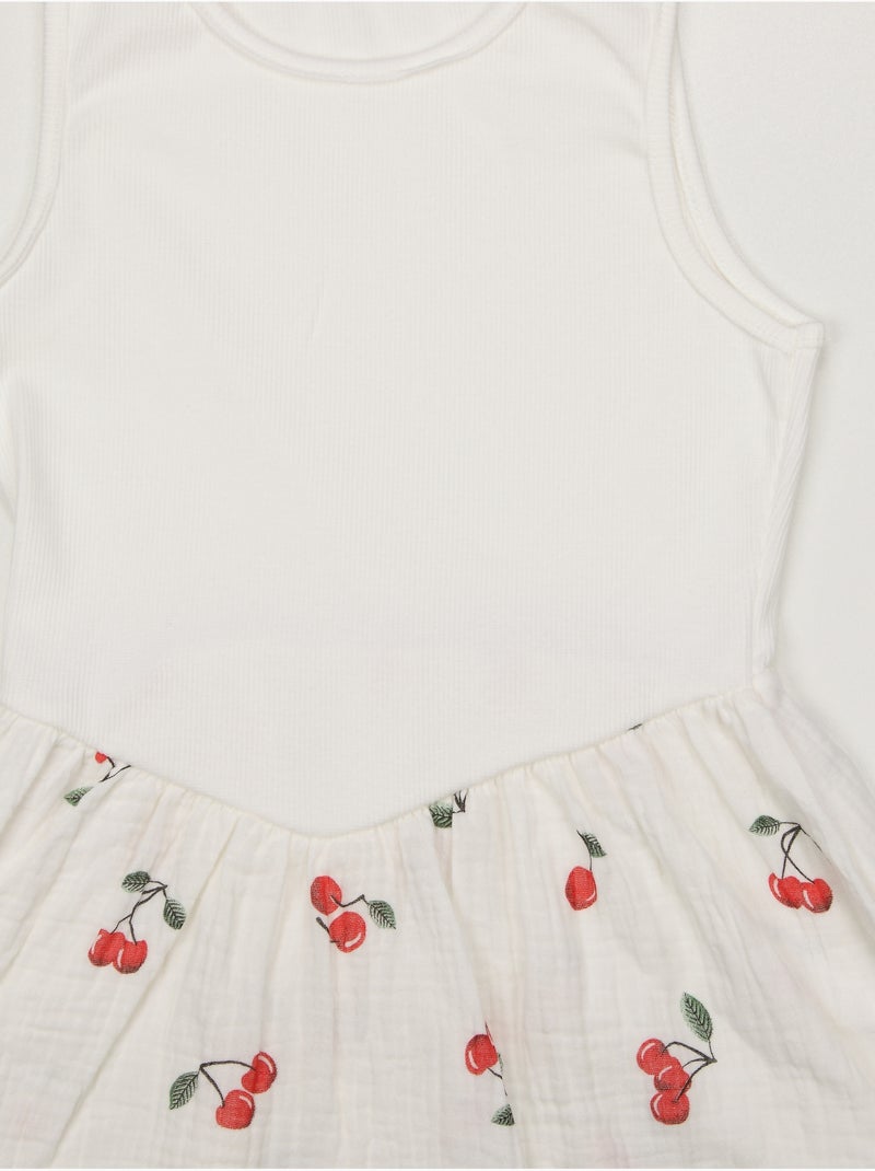 Robe à motif - Kids Star Blanc - Kiabi
