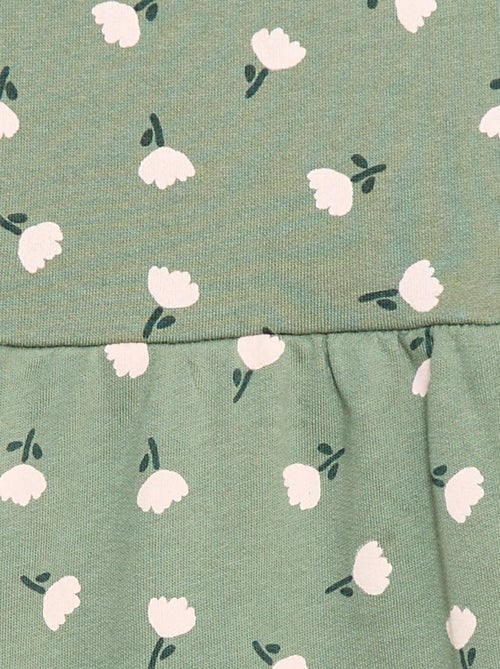 Robe à motif en molleton non-doublé - Kiabi