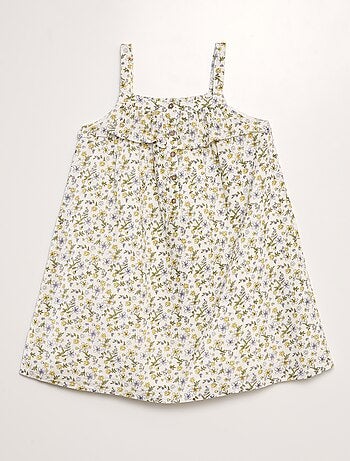 Robe à motif fleuri