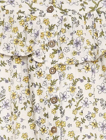 Robe à motif fleuri