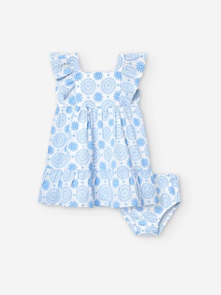 Robe à Motif Floral + Bloomer