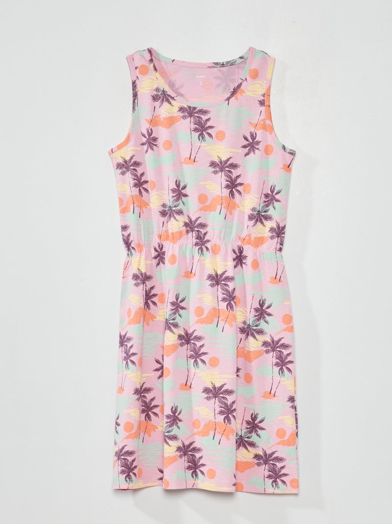 Robe à motif Rose - Kiabi