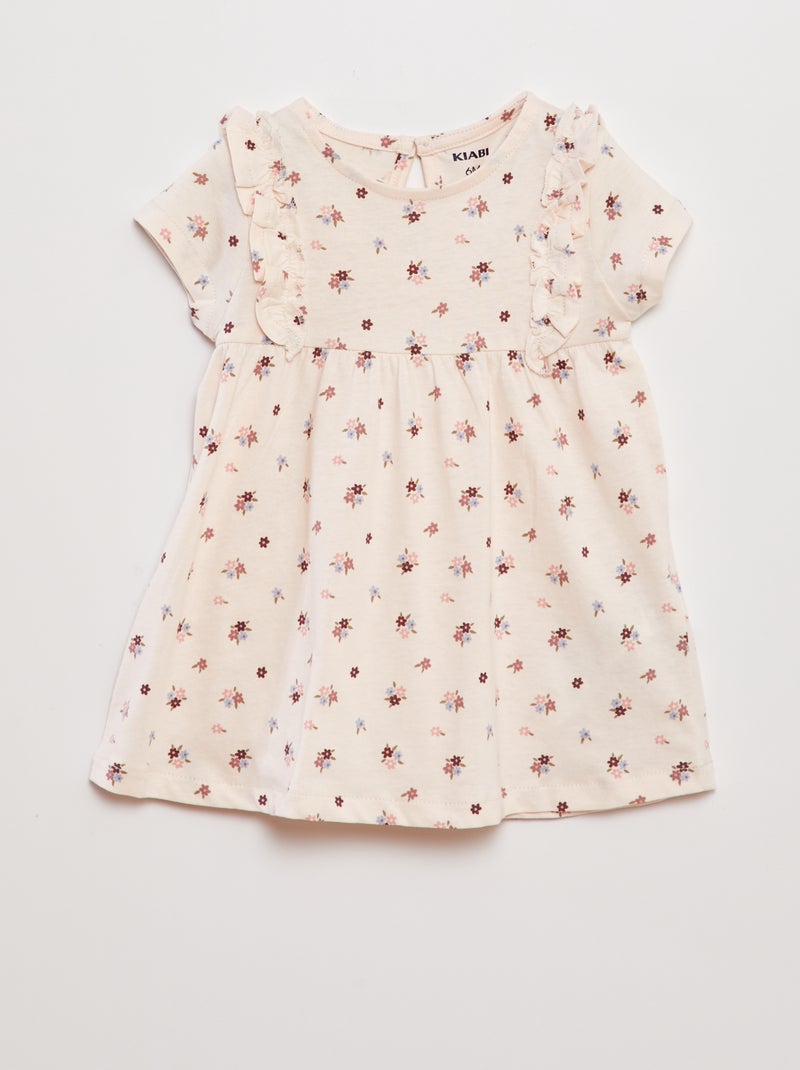 Robe à motif Rose - Kiabi