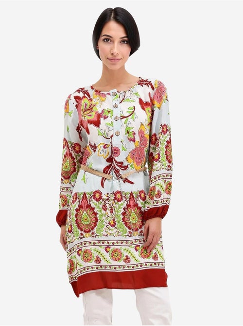 Robe à motifs avec ceinture bdart - Kiabi Robe à motifs avec ceinture bdart - Kiabi