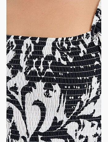 Robe à motifs avec fente bdart