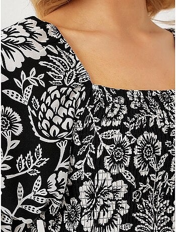 Robe à motifs avec fente bdart