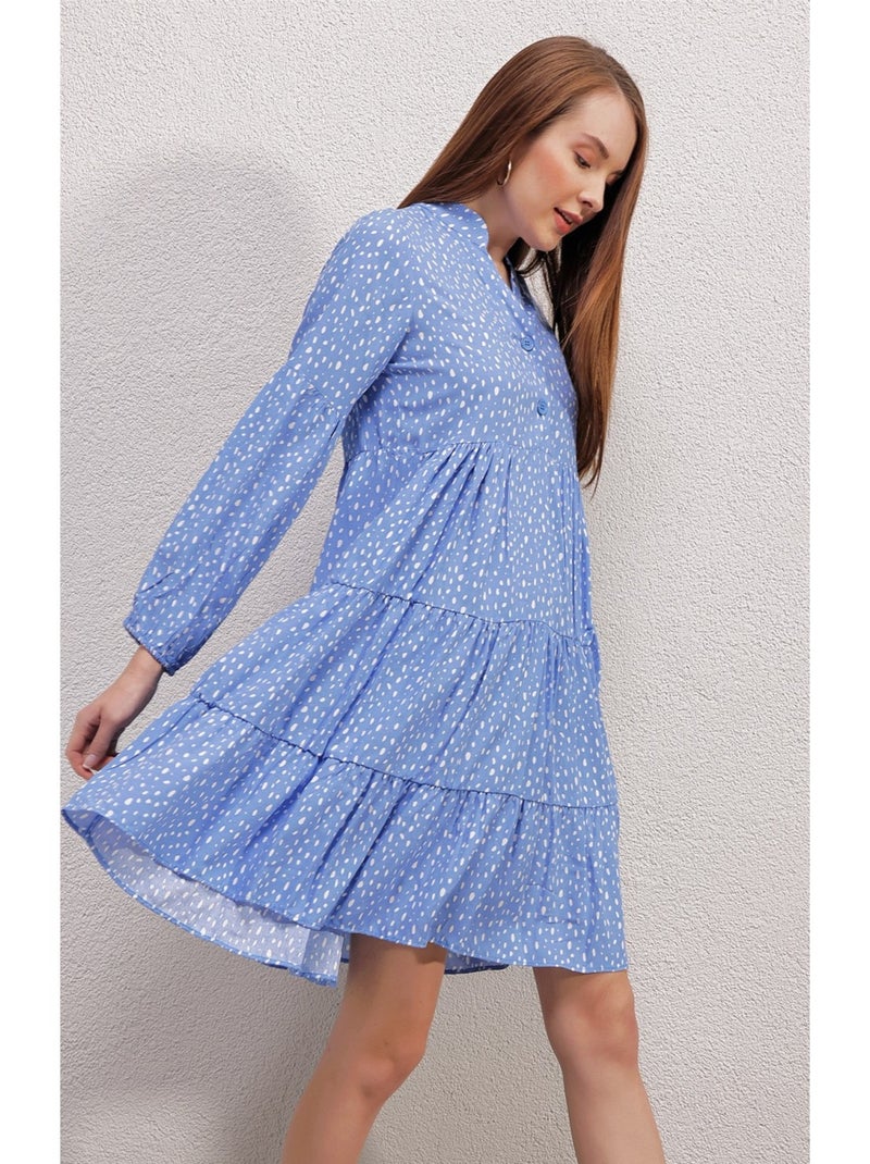 Robe à motifs Bleu - Kiabi