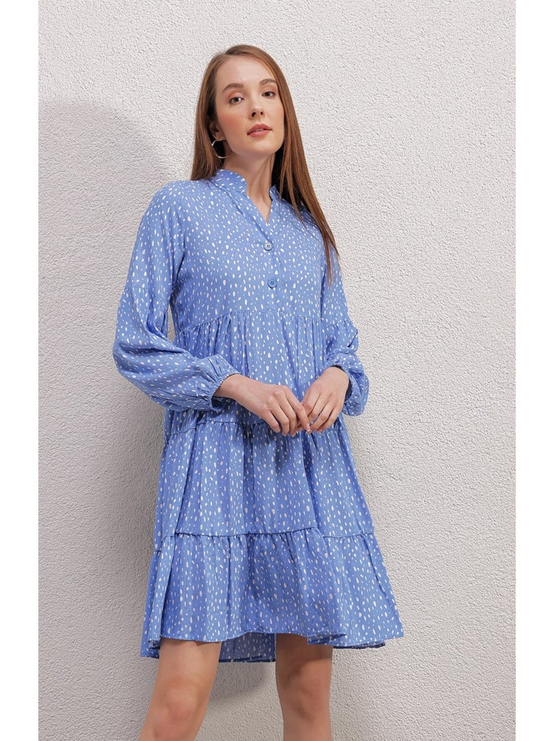 Robe à motifs Bleu - Kiabi