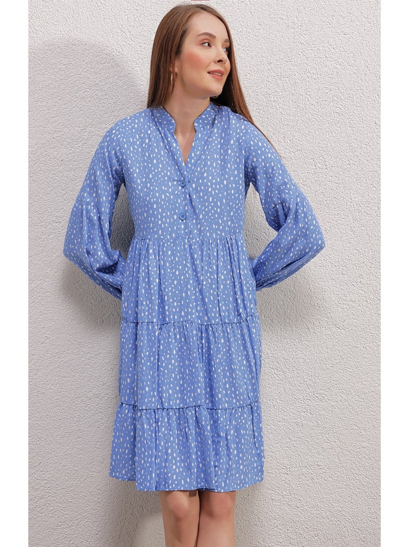 Robe à motifs Bleu - Kiabi