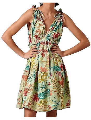 Robe à Motifs Femme Kaporal