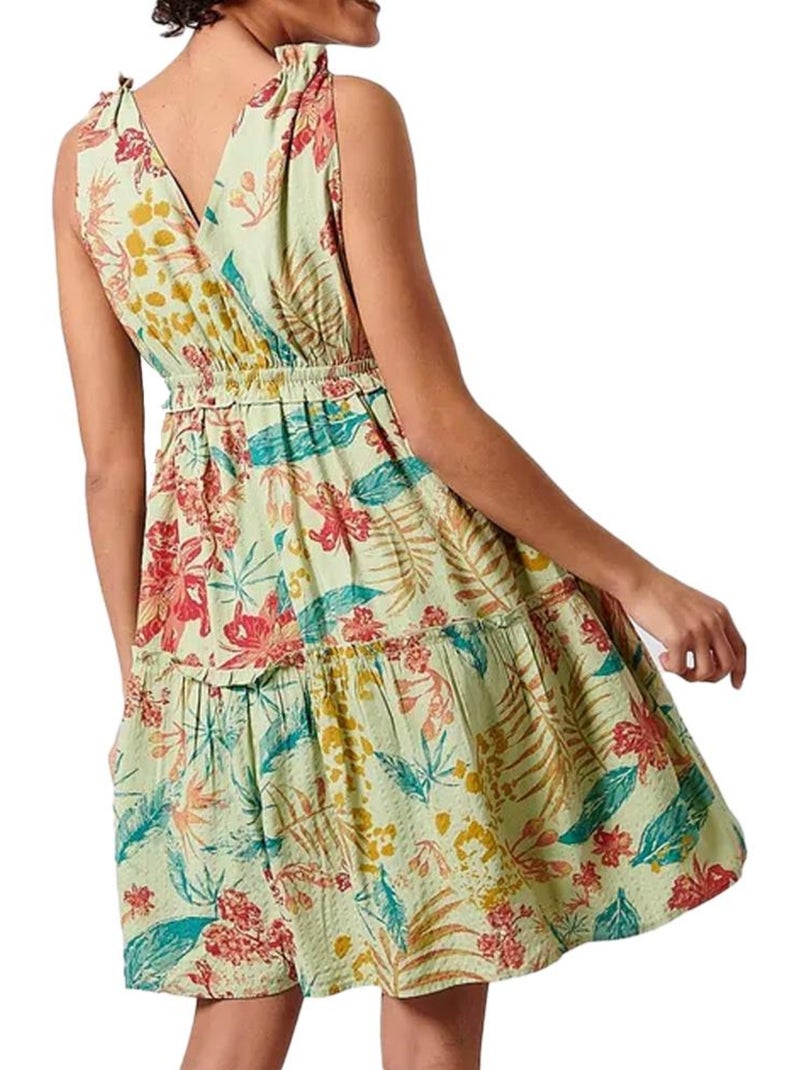 Robe à Motifs Femme Kaporal Vert - Kiabi