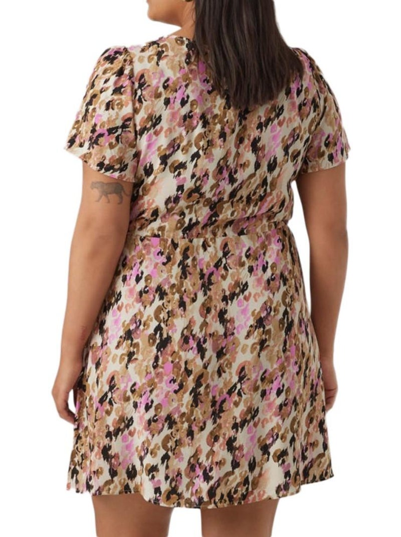 Robe à motifs femme vero moda Beige - Kiabi