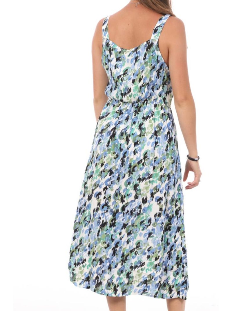 Robe à motifs femme vero moda Bleu - Kiabi