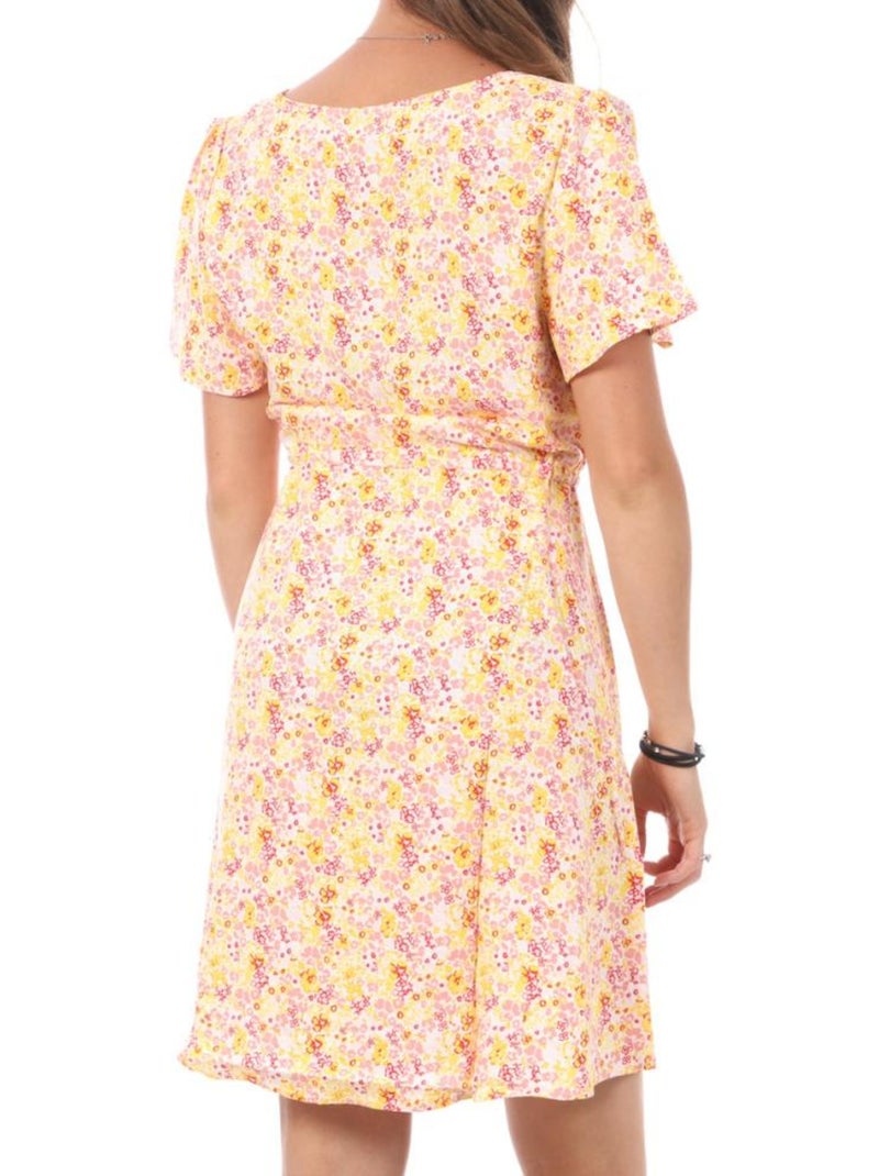 Robe à Motifs Femme Vero Moda Rose - Kiabi