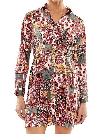 Robe à Motifs Femme Vero Moda