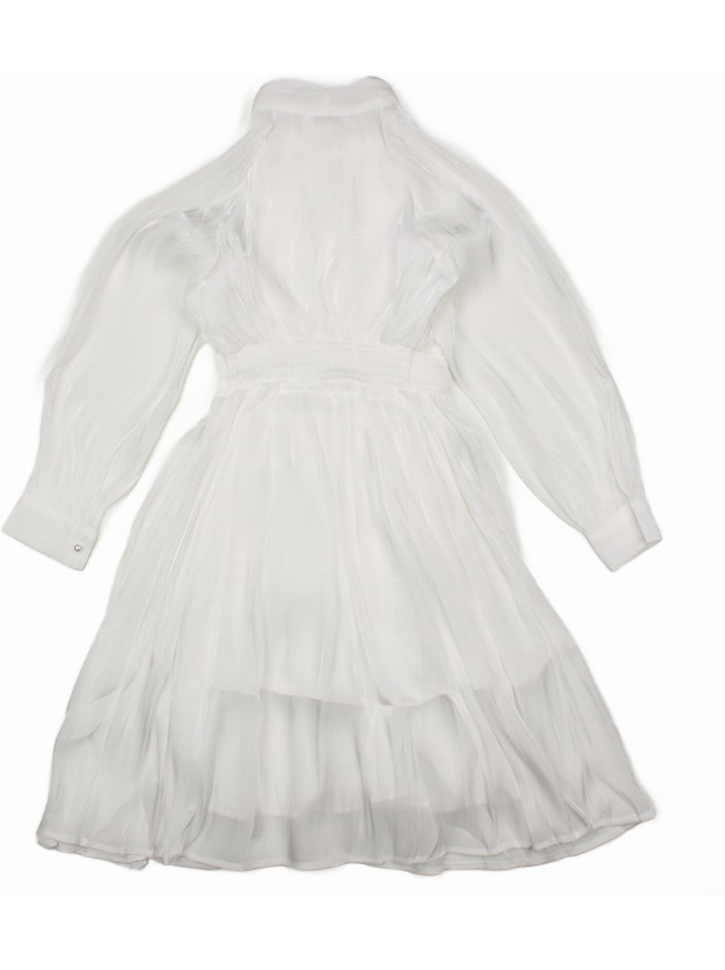 Robe à noeuds - Kids Star Blanc - Kiabi
