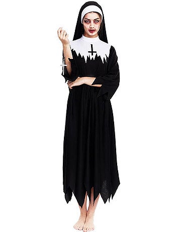 Robe à pointes de nonne zombie