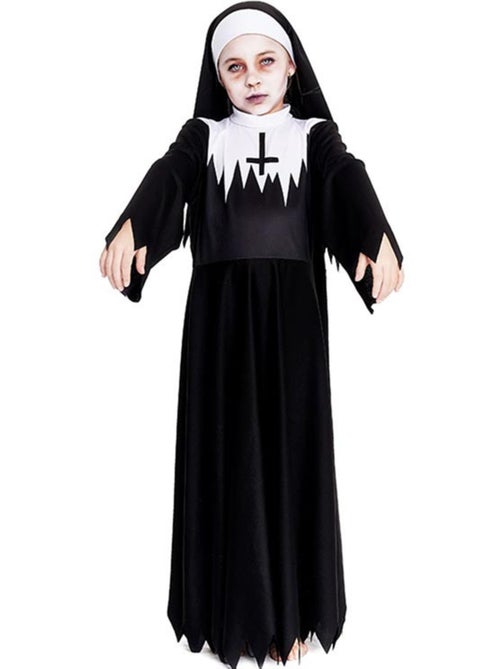 Robe à pointes de nonne zombie - Kiabi