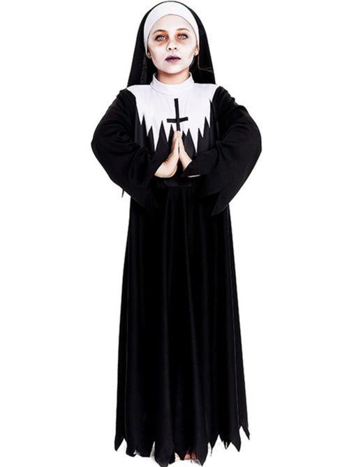 Robe à pointes de nonne zombie - Kiabi