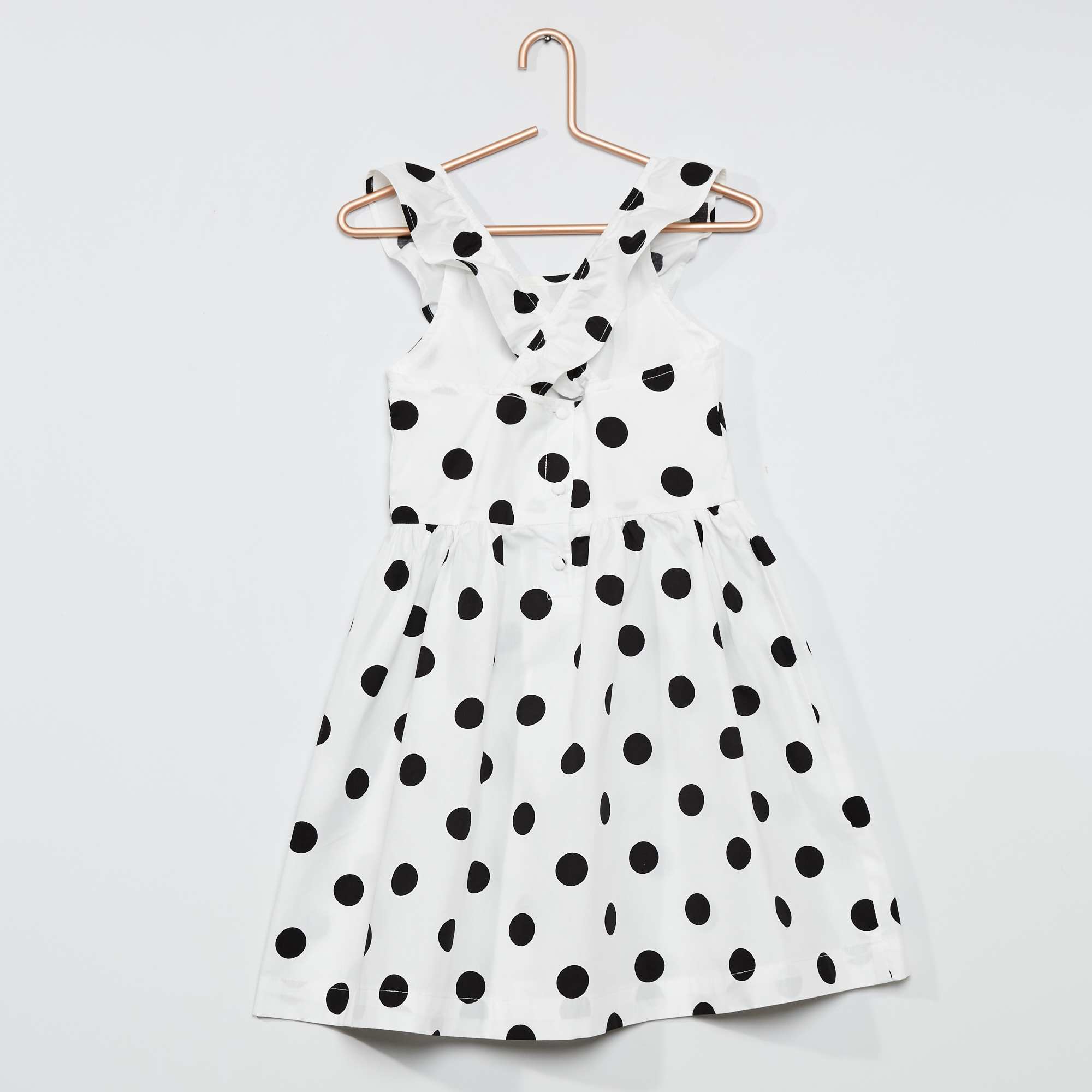 Robe à pois Fille 312 ans blanc pois Kiabi 13,50€