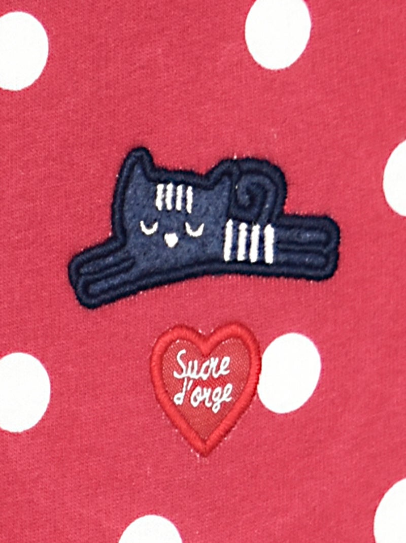 ROBE A POIS LOVE LES GRANDS DE SUCRE D'ORGE Rouge - Kiabi