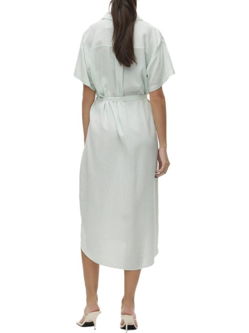 Robe à rayures femme vero moda Vert - Kiabi
