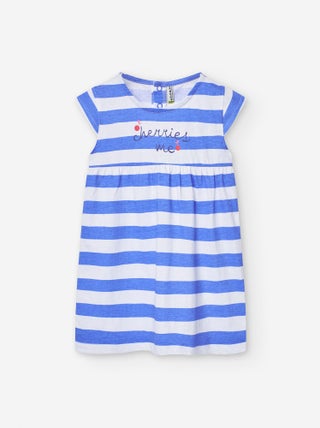 Robe à Rayures Imprimée