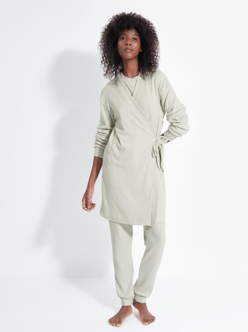 Robe à tricoter Gris - Kiabi