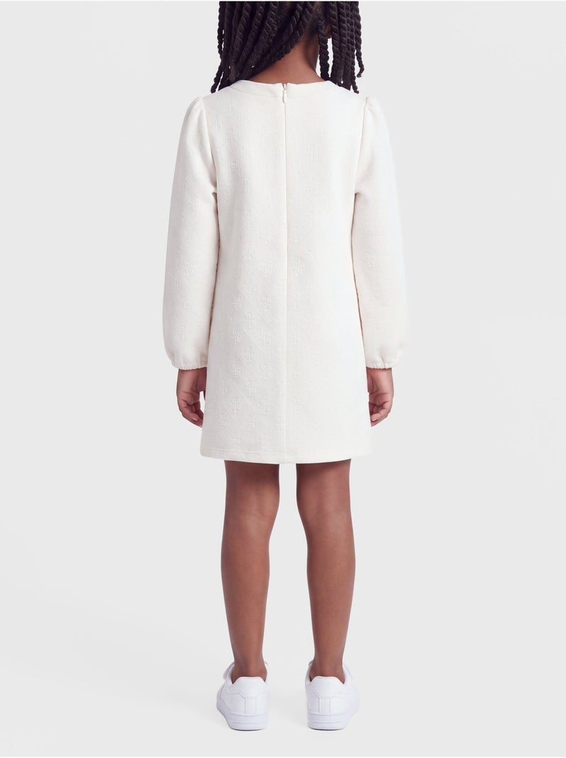 Robe à zip - guess kids Blanc - Kiabi
