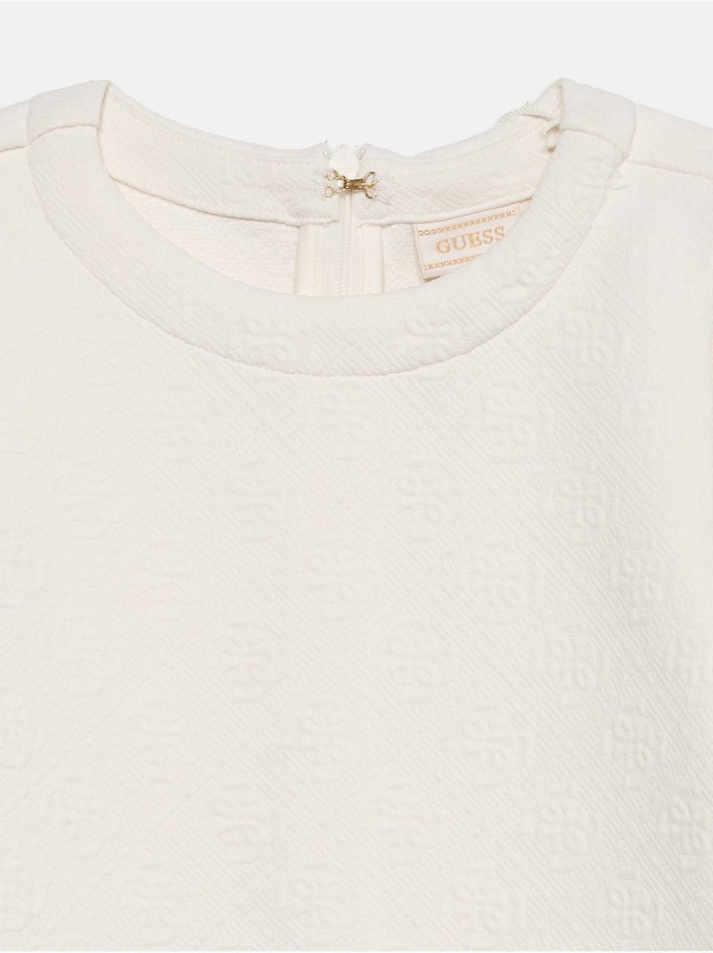 Robe à zip - guess kids Blanc - Kiabi