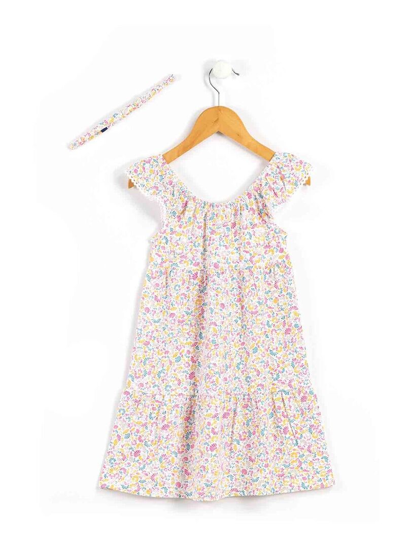 Lot De 9 T-shirts Et Robes Pour Fille 3 Ans - Marques Terre De Marins, Sergent Major - Occasion Très Bon état